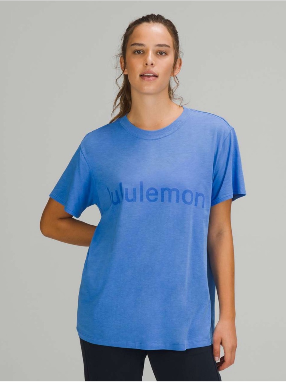 LULULEMON ALL YOURS GRAPHIC SHORT SLEEVE T-SHIRT *LULULEMON BLUE NILE WOMEN’S 12